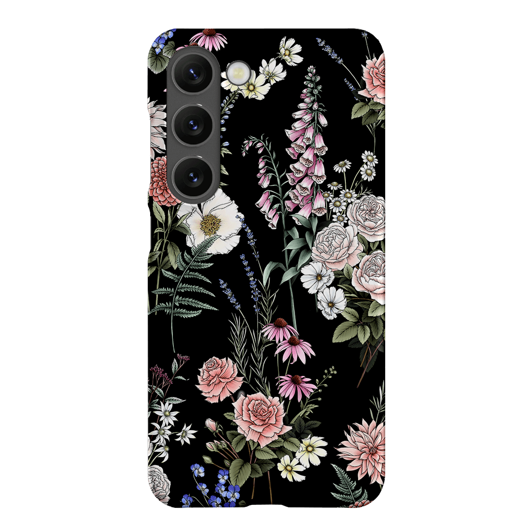 Garden Party Noir Printed Phone Cases Samsung Galaxy S23 / Snap by Typoflora - The Dairy