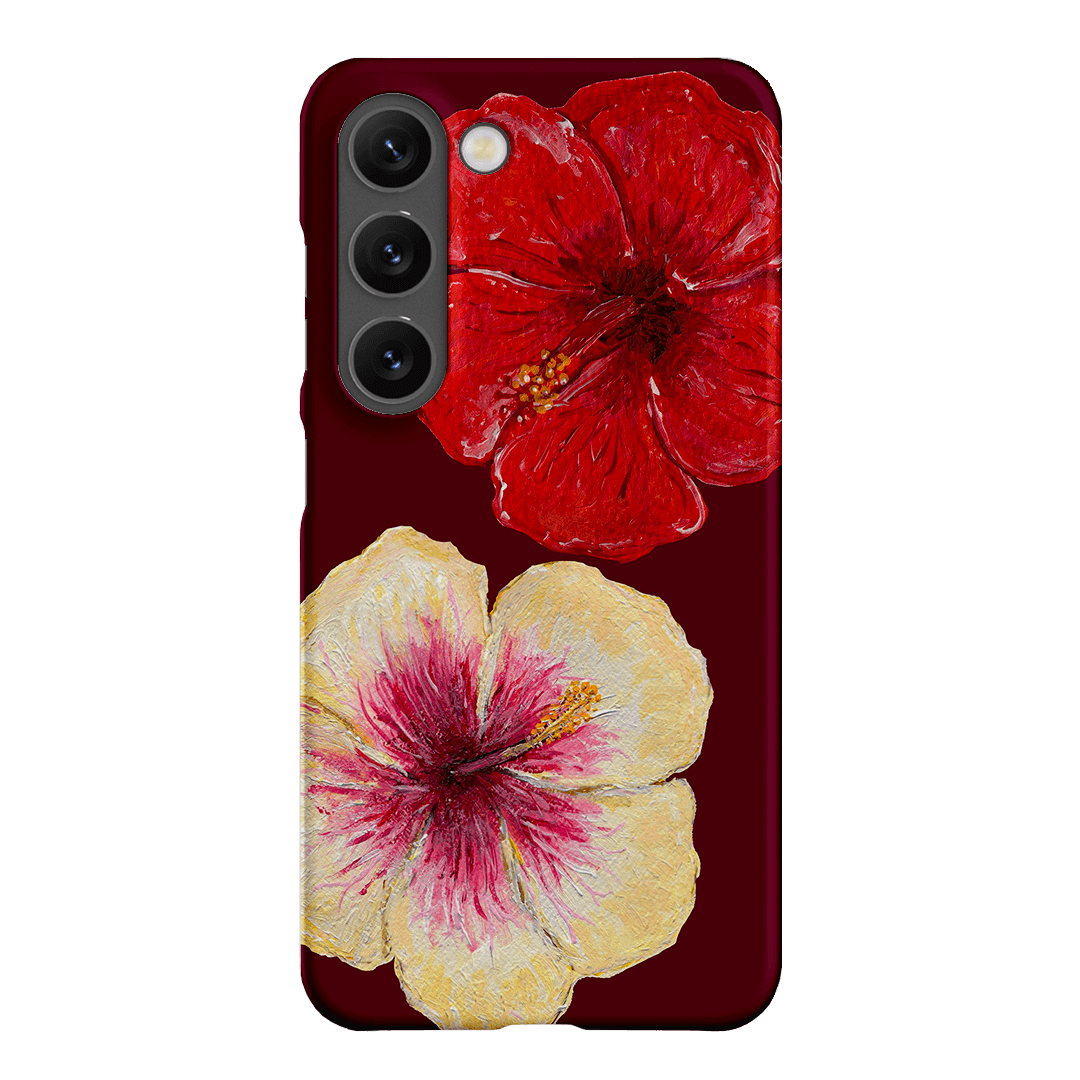 Hibiscus Flower Printed Phone Cases Samsung Galaxy S23 / Snap by BG. Studio - The Dairy