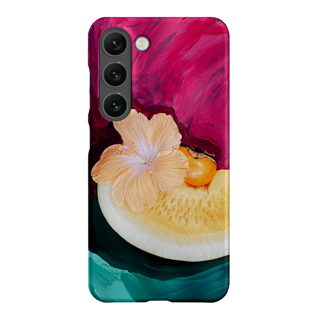 Hibiscus Melon Printed Phone Cases Samsung Galaxy S23 / Snap by Nicole Nelius - The Dairy