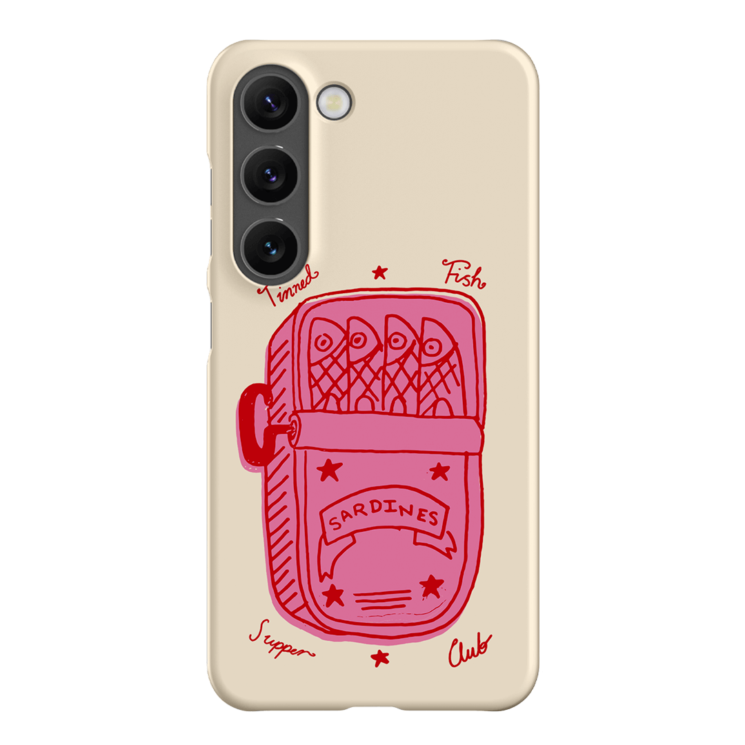 Sardine Social Red Printed Phone Cases Samsung Galaxy S23 / Snap by The Dairy - The Dairy