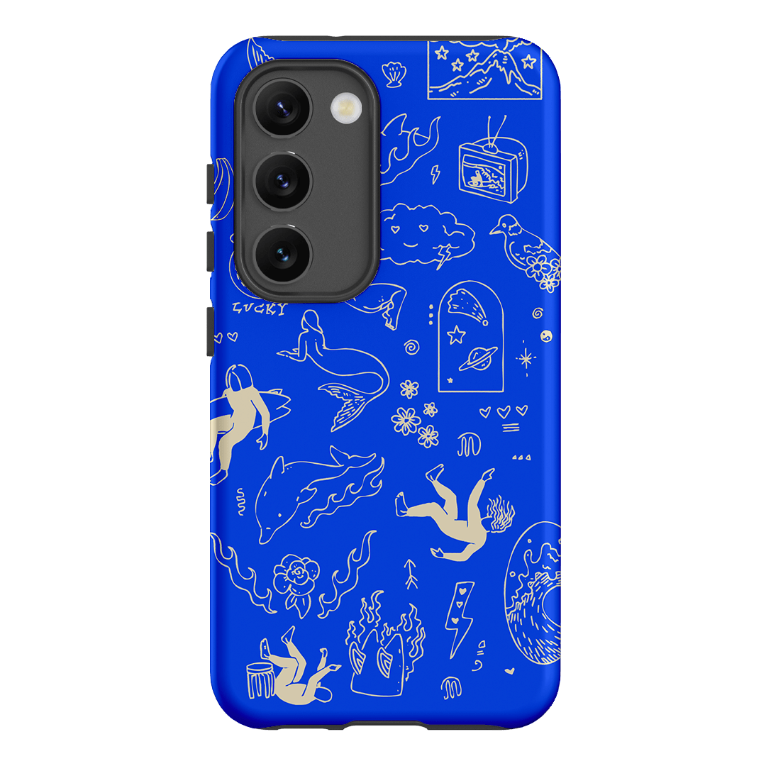 Easty Flash Blue Printed Phone Cases Samsung Galaxy S23 / Armoured by Easty Beasty - The Dairy