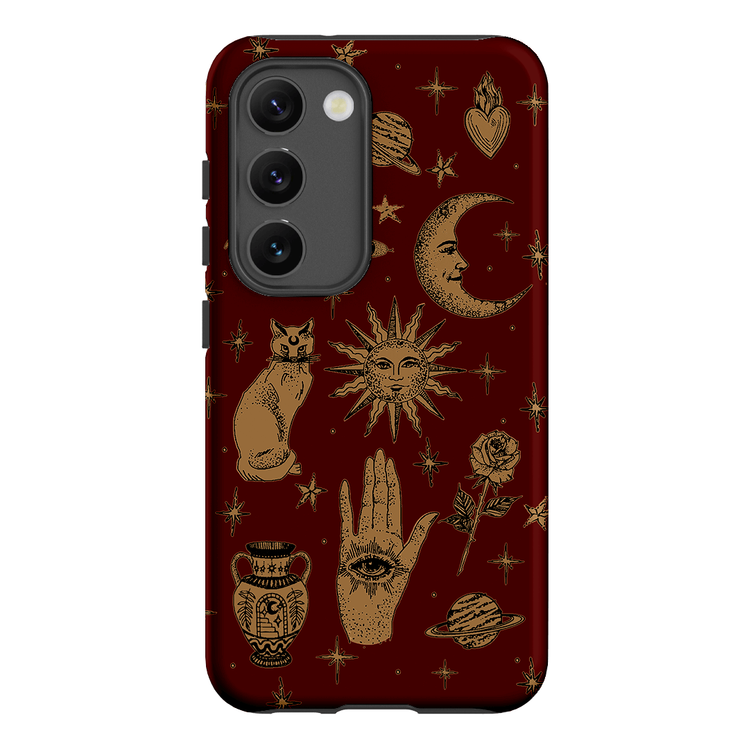 Astro Flash Red Printed Phone Cases by Veronica Tucker - The Dairy