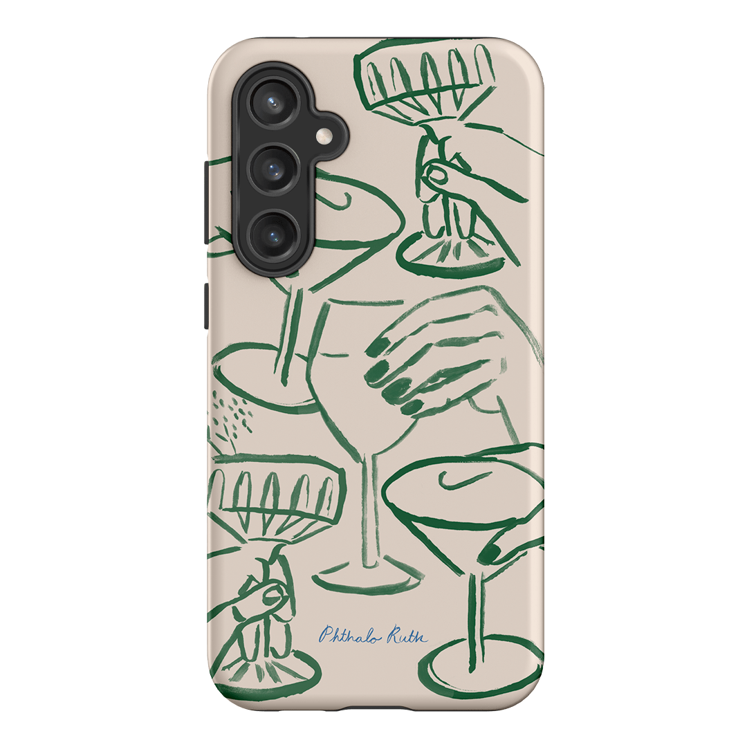 Cheers Printed Phone Cases Samsung Galaxy S23 FE / Armoured by Phthalo Ruth - The Dairy