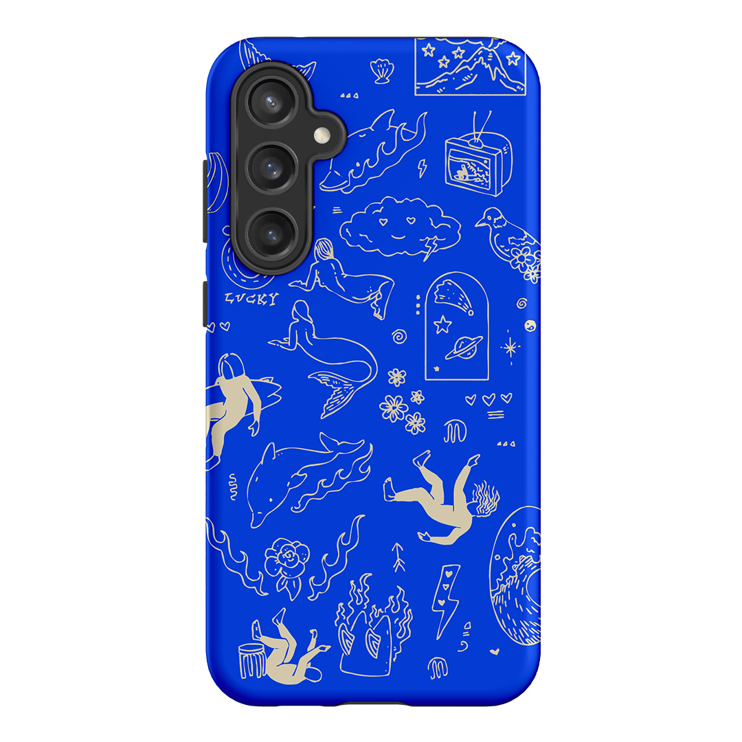 Easty Flash Blue Printed Phone Cases Samsung Galaxy S23 FE / Armoured by Easty Beasty - The Dairy