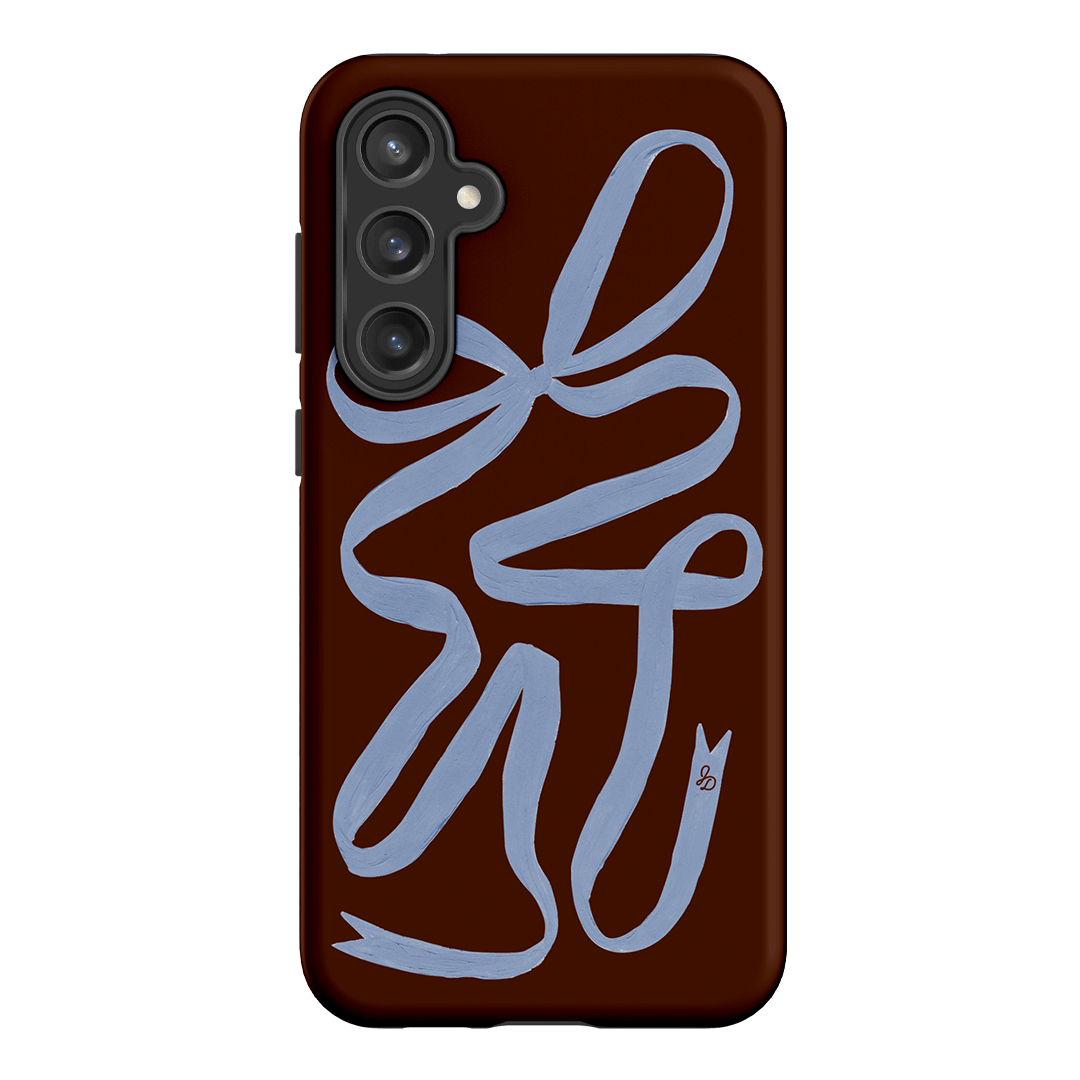 Mocha Ribbon Printed Phone Cases Samsung Galaxy S23 FE / Armoured by Jasmine Dowling - The Dairy