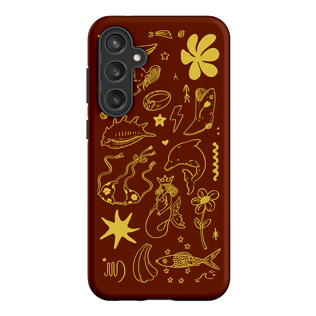 Spiced Cowboy Chocolate Printed Phone Cases Samsung Galaxy S23 FE / Armoured by Easty Beasty - The Dairy