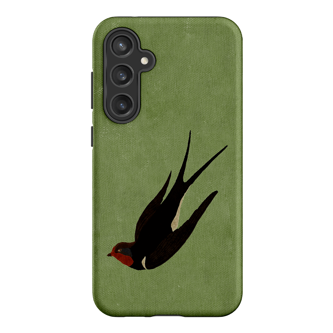 Swallow Printed Phone Cases Samsung Galaxy S23 FE / Armoured by Fenton & Fenton - The Dairy