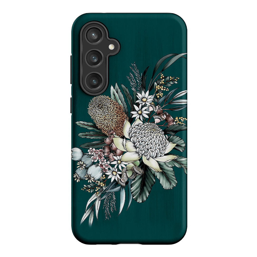 Teal Native Printed Phone Cases Samsung Galaxy S23 FE / Armoured by Typoflora - The Dairy