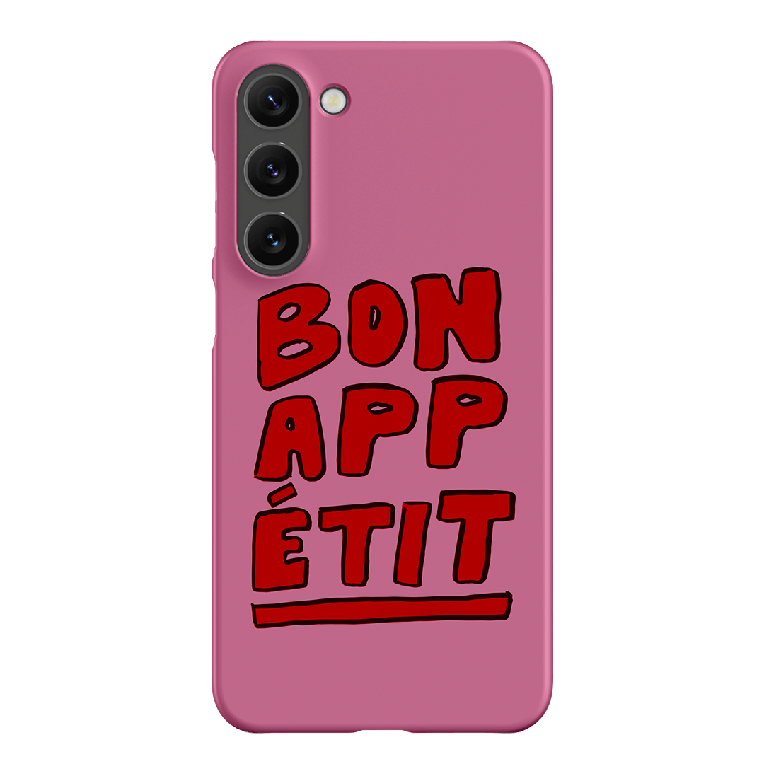 Bon Appetit Red Printed Phone Cases Samsung Galaxy S23 Plus / Snap by The Dairy - The Dairy