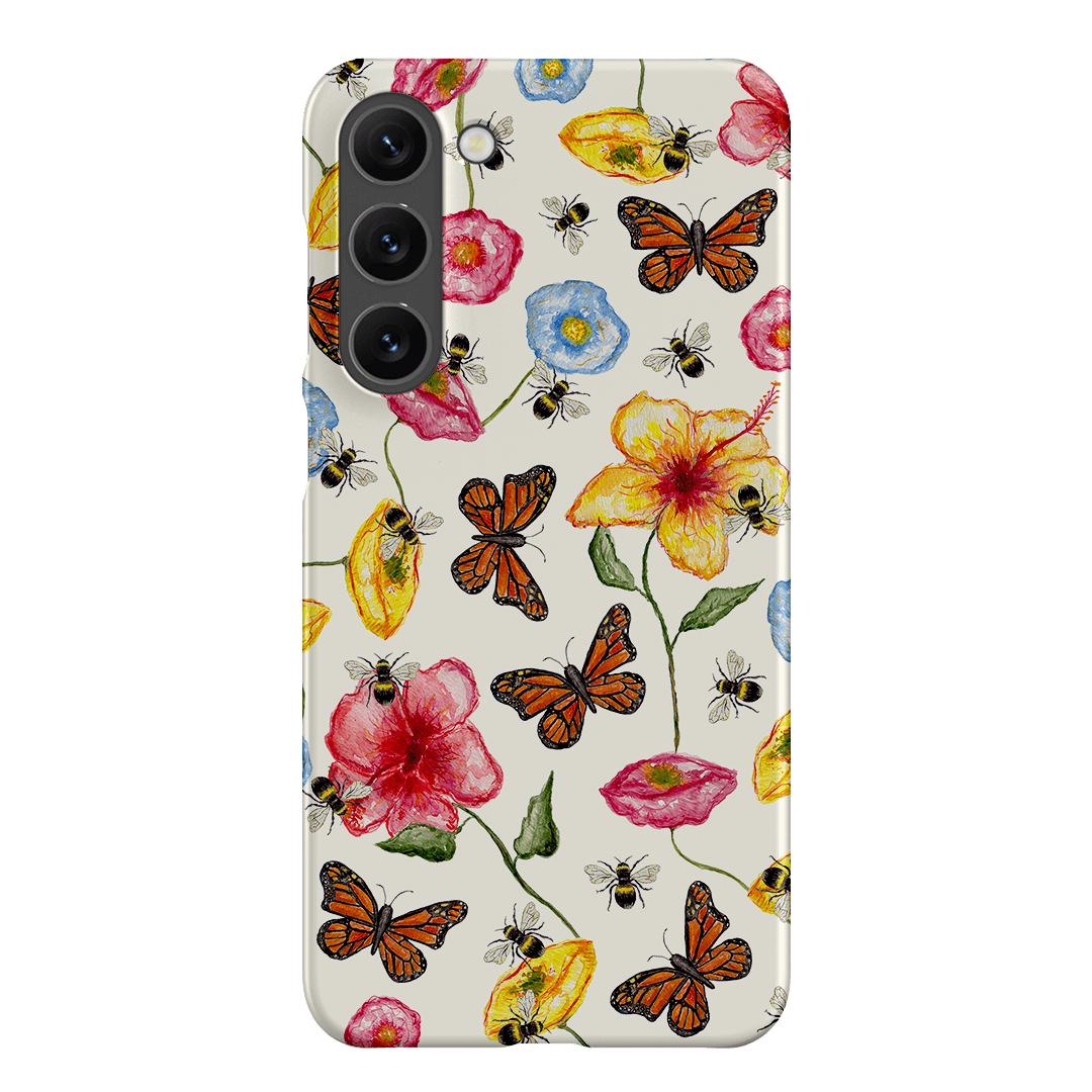 Butterflies & Bees Printed Phone Cases Samsung Galaxy S23 Plus / Snap by BG. Studio - The Dairy