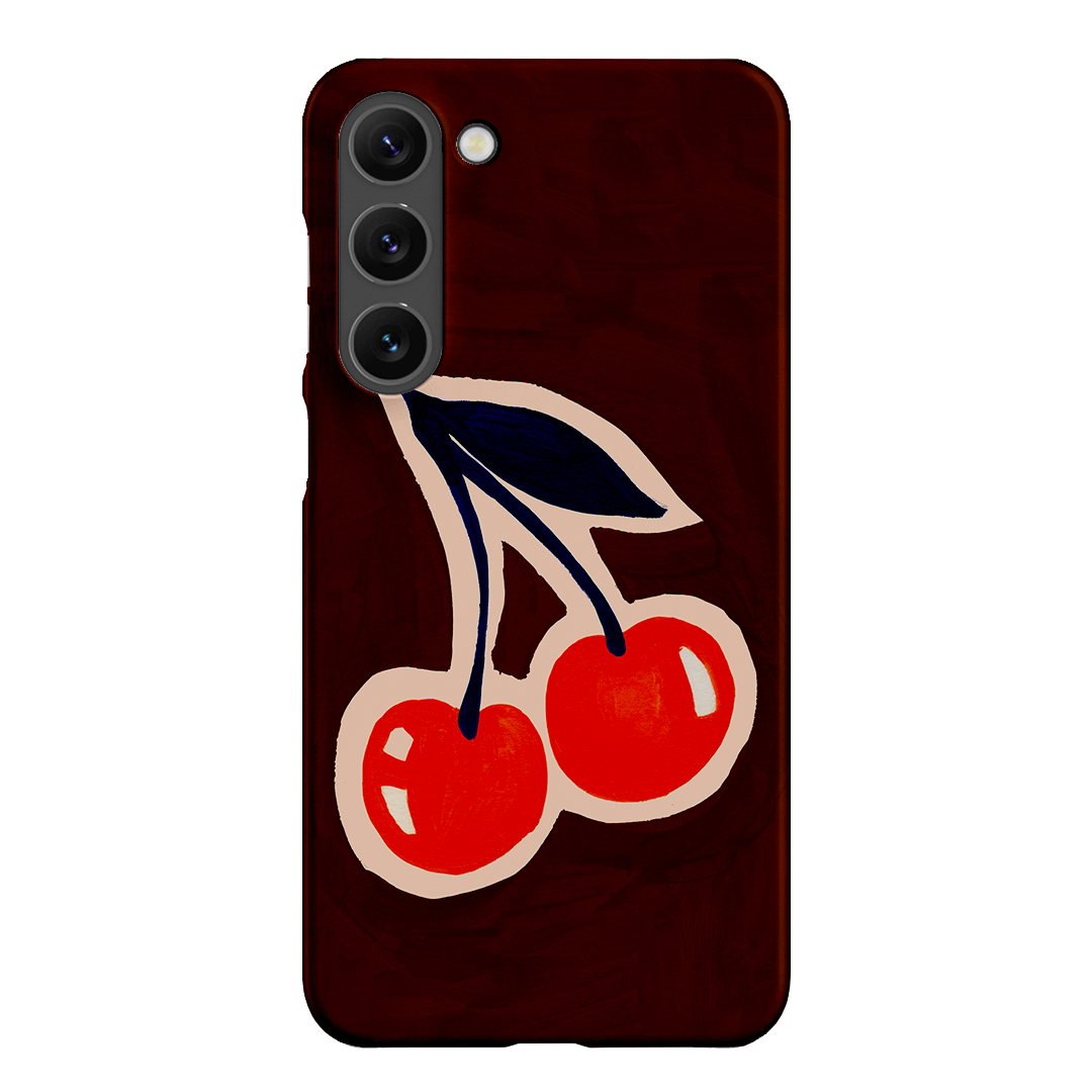 Cherries Printed Phone Cases Samsung Galaxy S23 Plus / Snap by Studio Bon - The Dairy