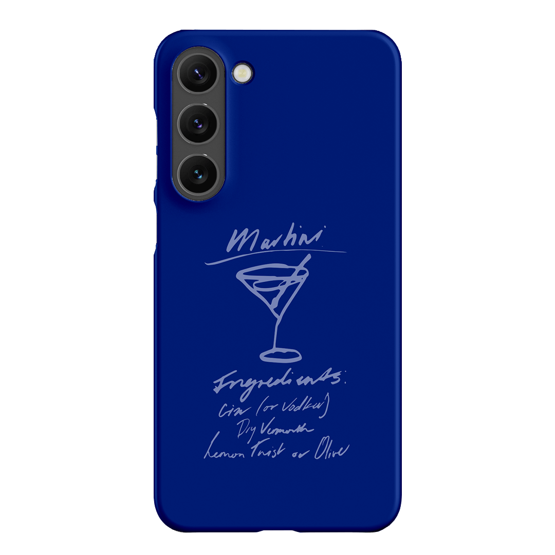 Martini Mood Blue Printed Phone Cases Samsung Galaxy S23 Plus / Snap by The Dairy - The Dairy