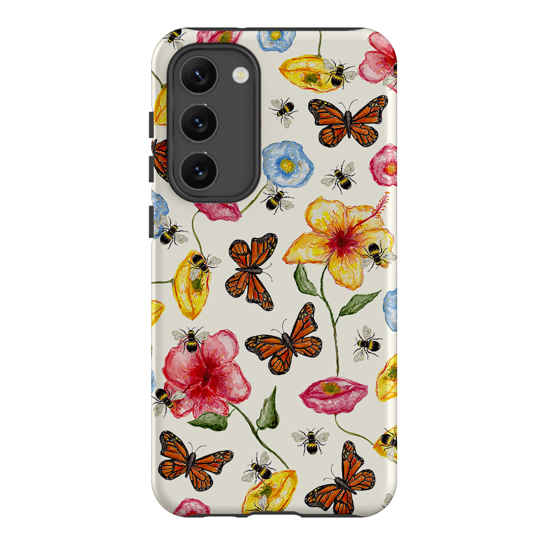 Butterflies & Bees Printed Phone Cases Samsung Galaxy S23 Plus / Armoured by BG. Studio - The Dairy