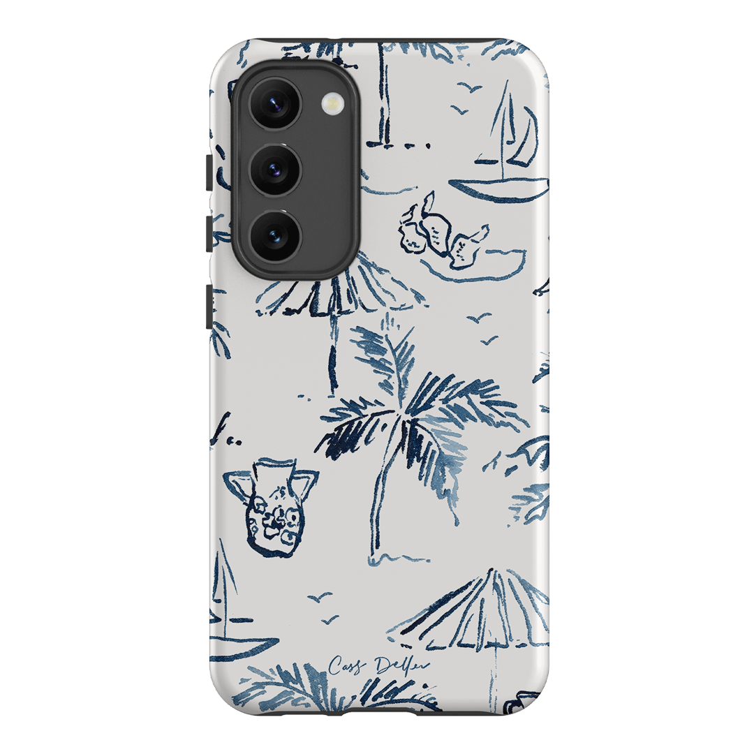 Balmy Blue Printed Phone Cases Samsung Galaxy S23 Plus / Armoured by Cass Deller - The Dairy
