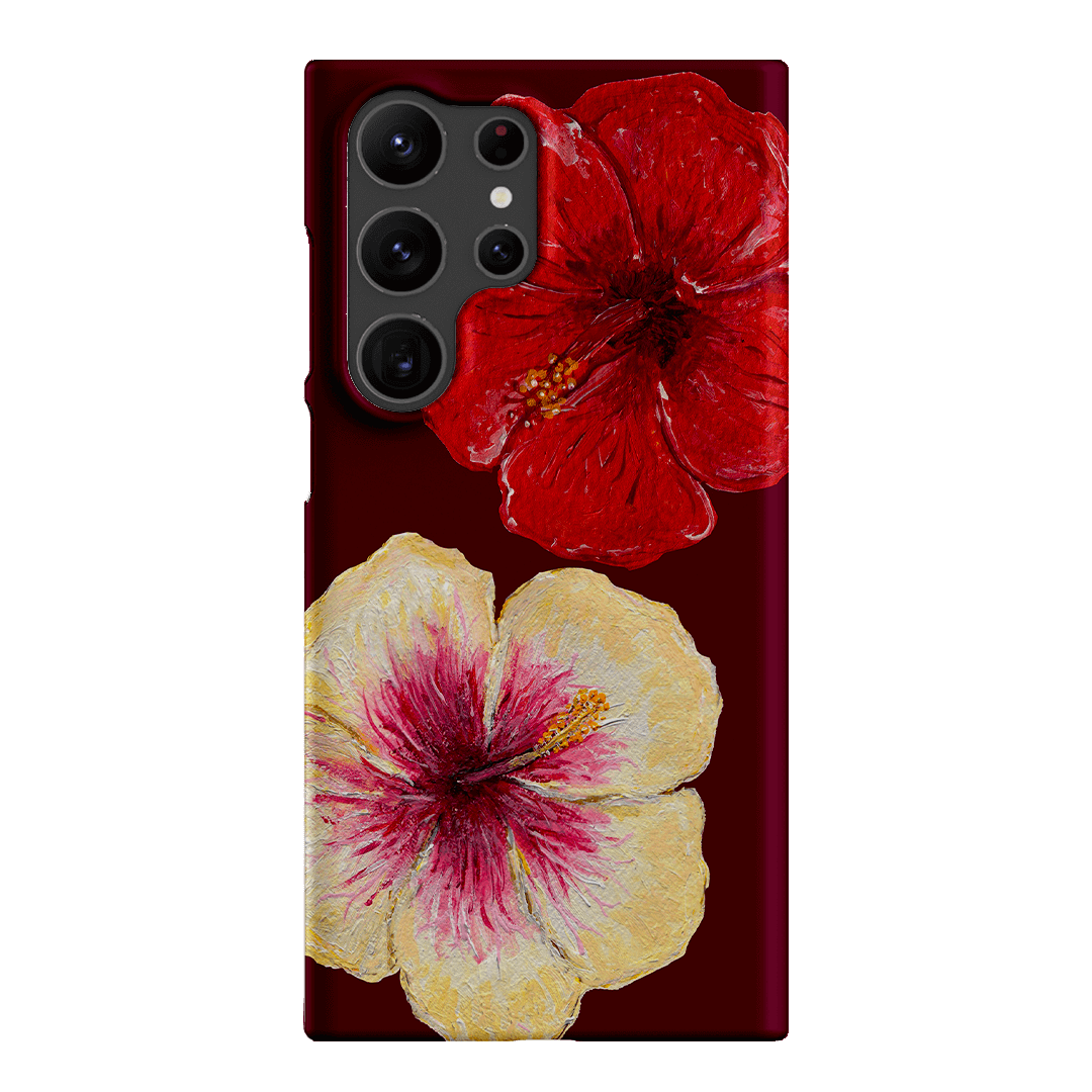 Hibiscus Flower Printed Phone Cases Samsung Galaxy S23 Ultra / Snap by BG. Studio - The Dairy