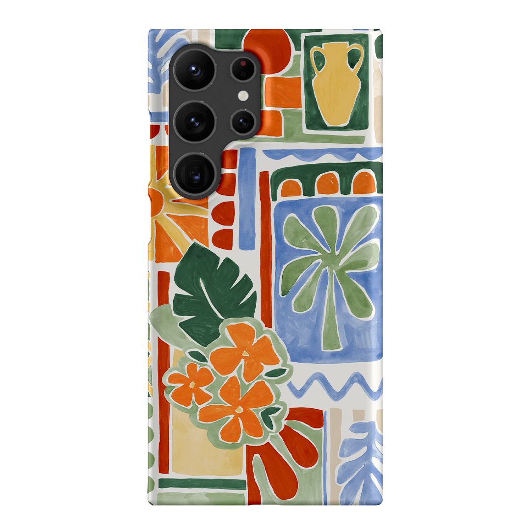 Tropicana Tile Printed Phone Cases Samsung Galaxy S23 Ultra / Snap by Charlie Taylor - The Dairy