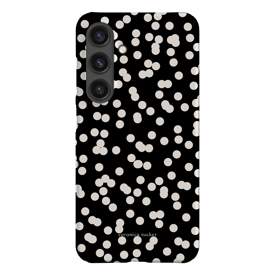 Mini Confetti Noir Printed Phone Cases Samsung Galaxy S24 / Snap by Veronica Tucker - The Dairy