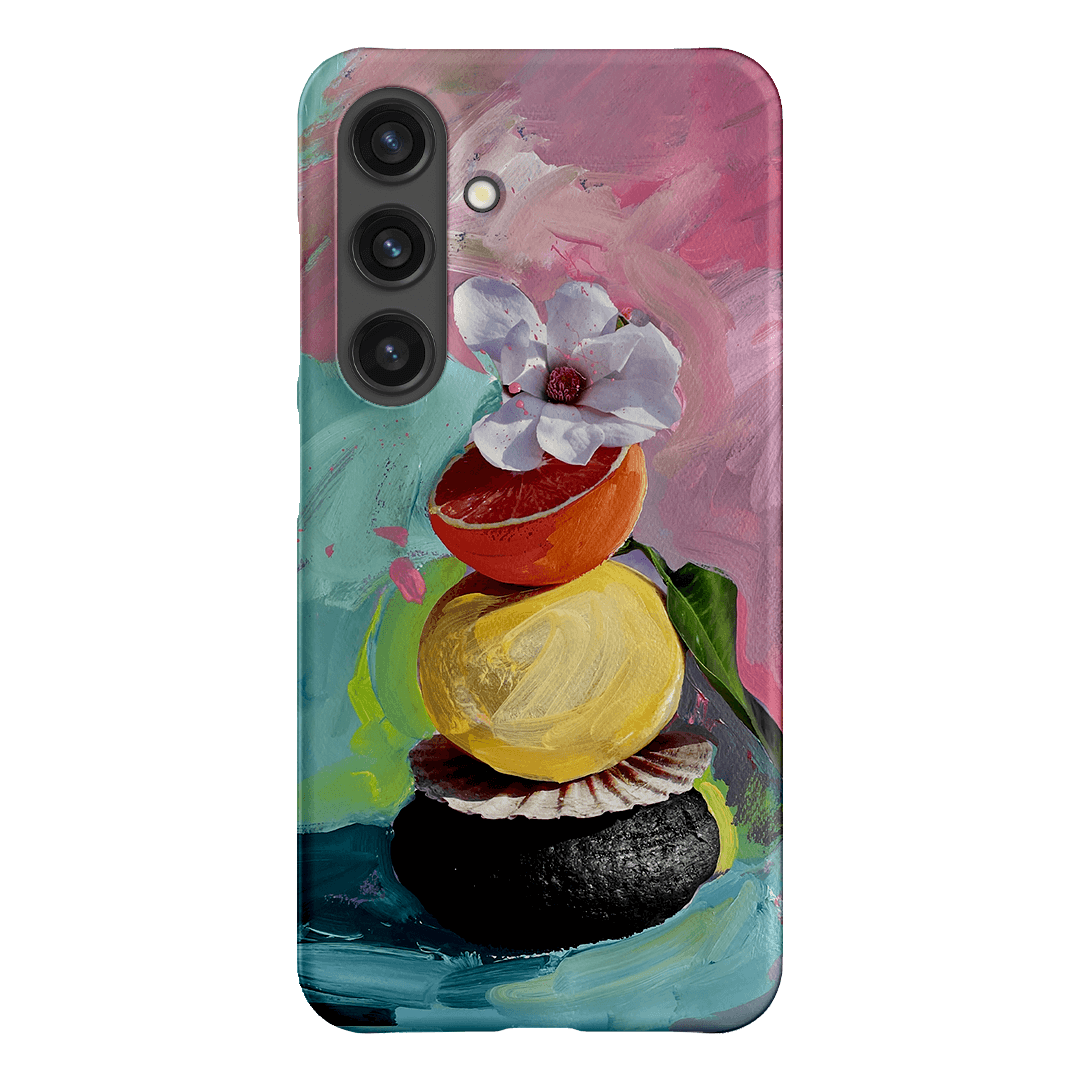 Pink Splash Printed Phone Cases Samsung Galaxy S24 / Snap by Nicole Nelius - The Dairy