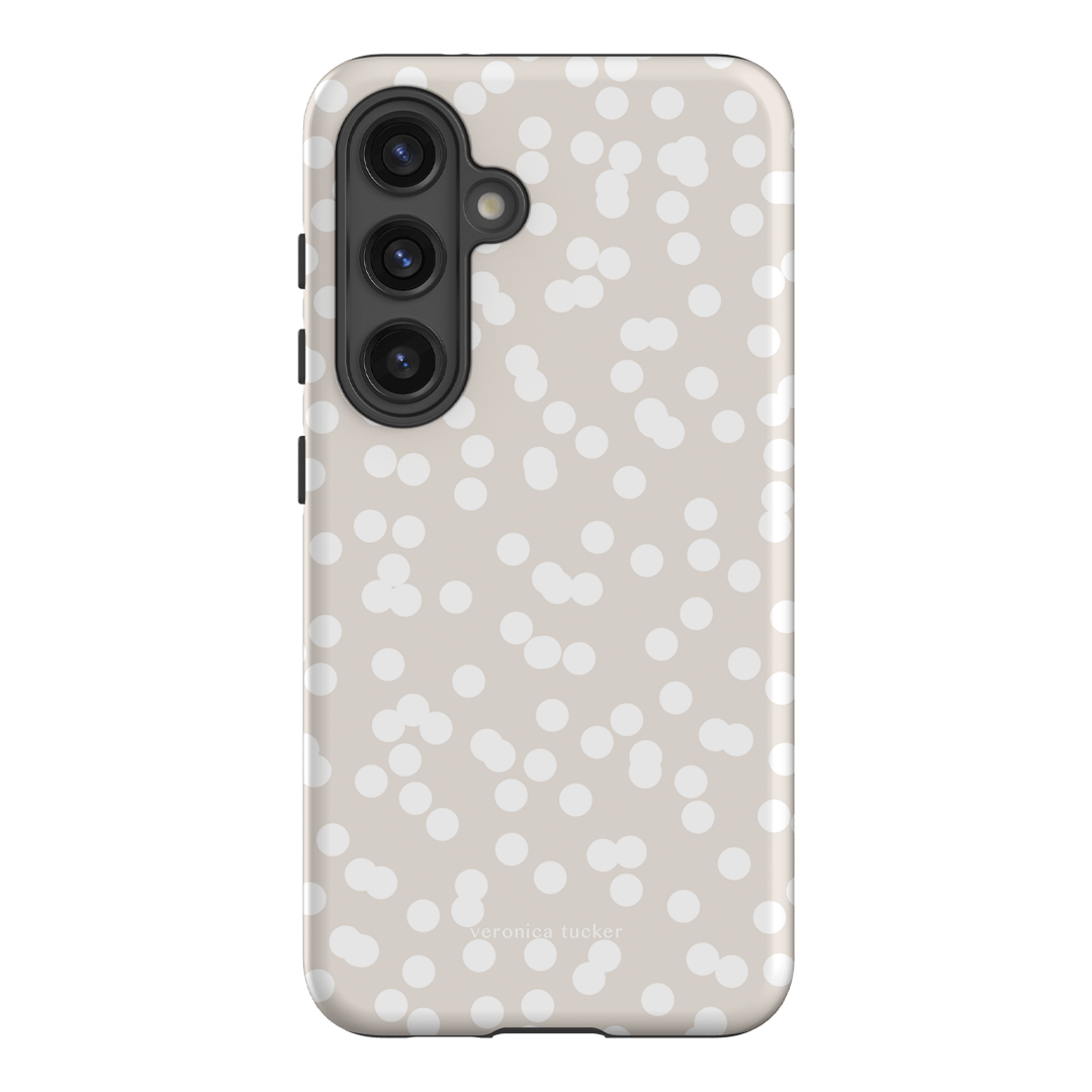 Mini Confetti White Printed Phone Cases Samsung Galaxy S24 / Armoured by Veronica Tucker - The Dairy