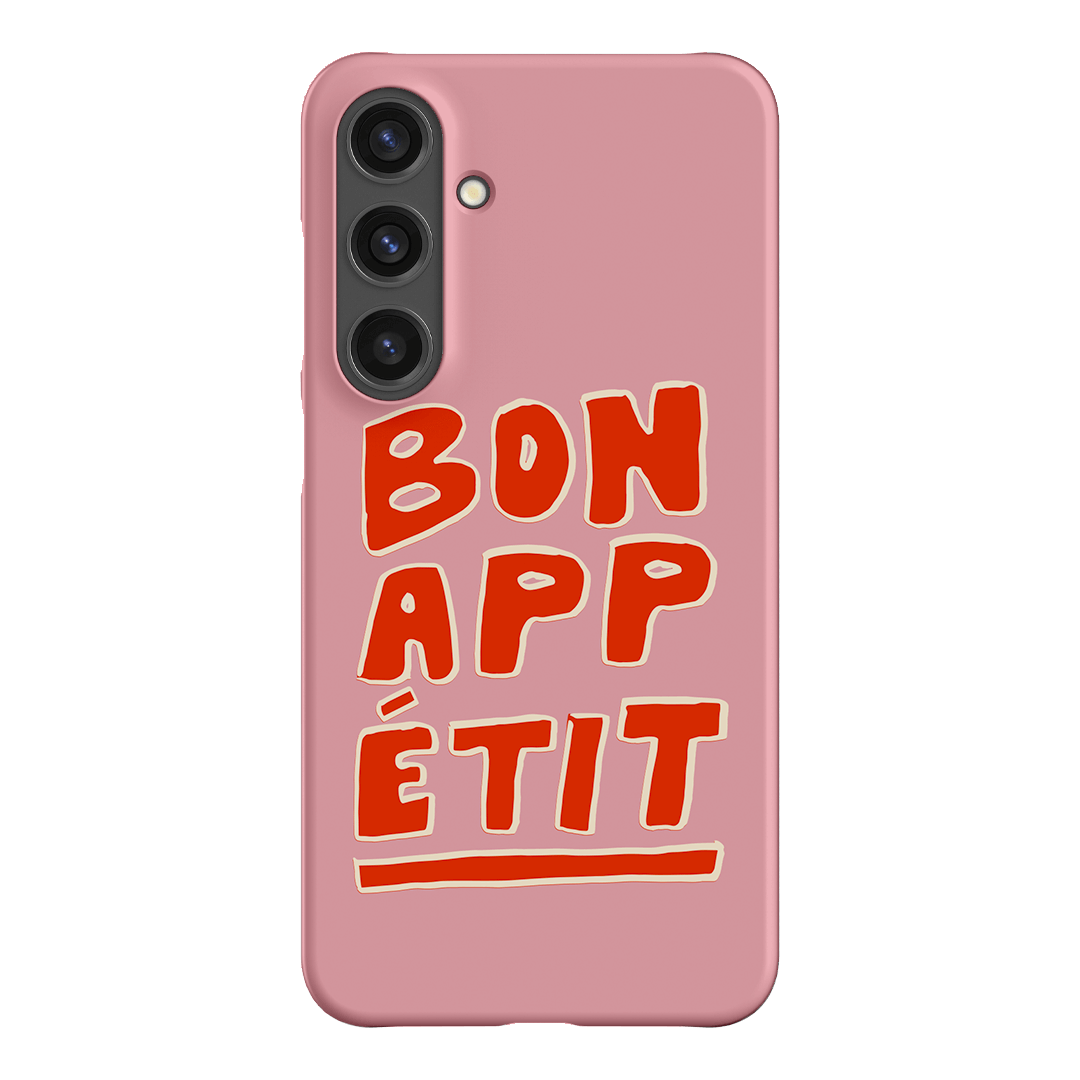 Bon Appetit Pink Printed Phone Cases Samsung Galaxy S24 Plus / Snap by The Dairy - The Dairy