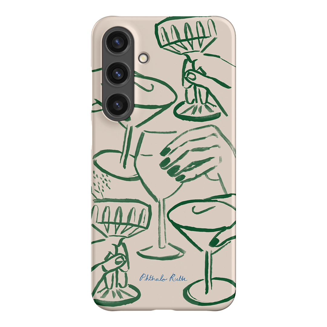 Cheers Printed Phone Cases Samsung Galaxy S24 Plus / Snap by Phthalo Ruth - The Dairy