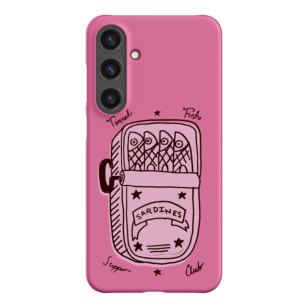 Sardine Social Pink Printed Phone Cases Samsung Galaxy S24 Plus / Snap by The Dairy - The Dairy