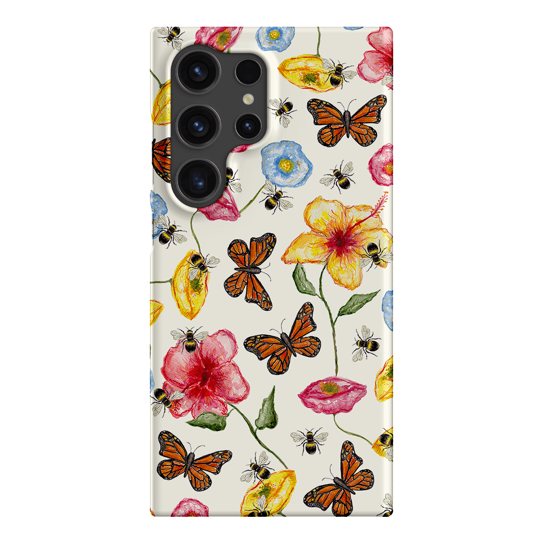 Butterflies & Bees Printed Phone Cases Samsung Galaxy S24 Ultra / Snap by BG. Studio - The Dairy