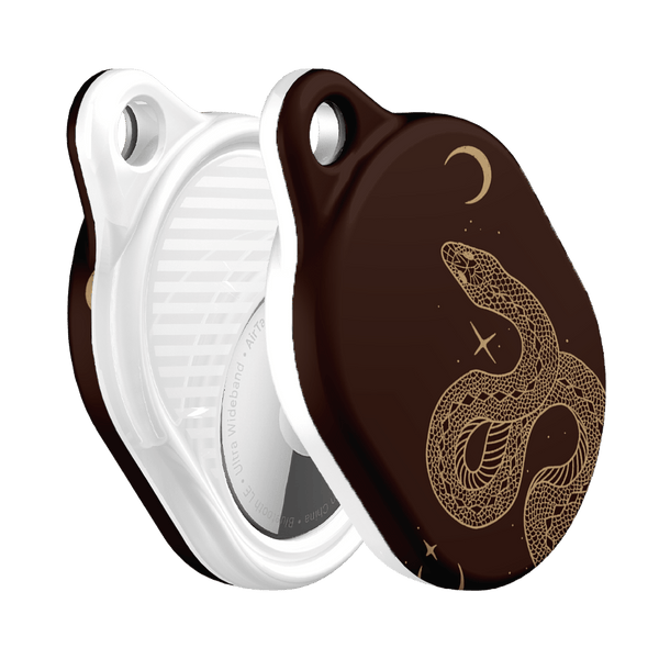 Astro Snake in Brown AirTag Case