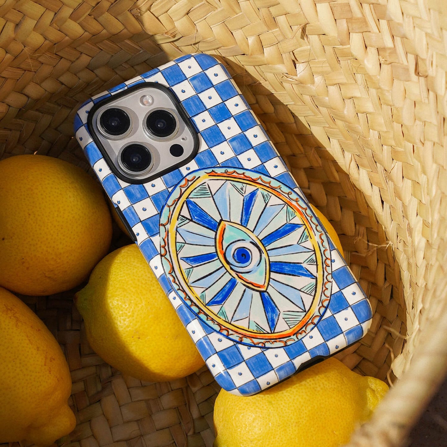 Evil Eye Printed Phone Cases by Fenton & Fenton - The Dairy