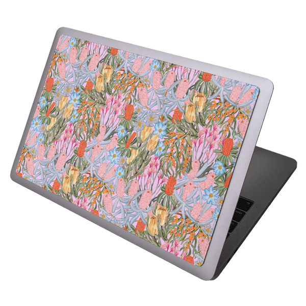 Floral Sorbet Laptop Sticker Laptop Skin 13 Inch by Amy Gibbs - The Dairy