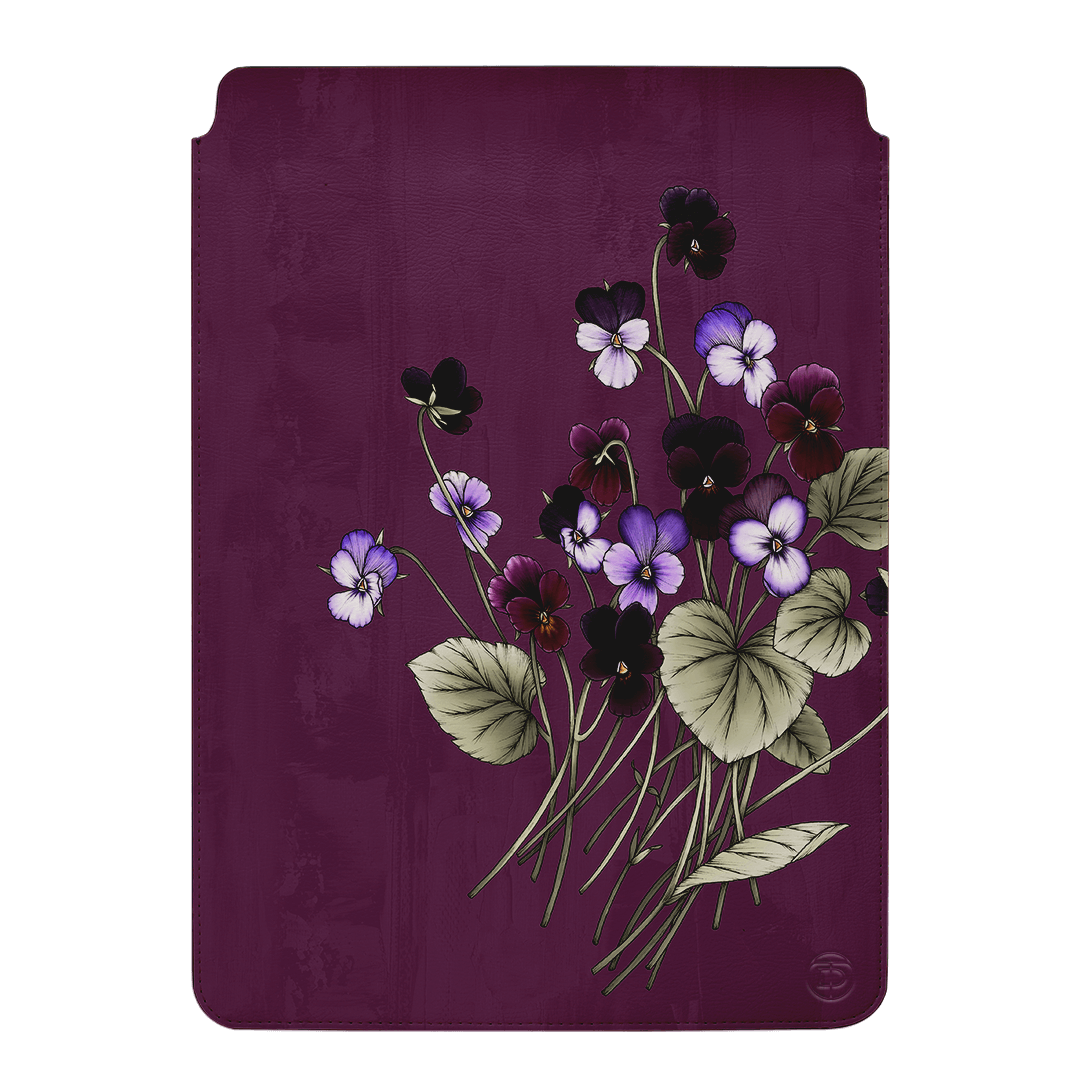 Viola Laptop & iPad Sleeve Laptop & Tablet Sleeve Small by Typoflora - The Dairy