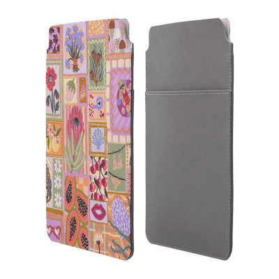 Summer Postcards Laptop & iPad Sleeve Laptop & Tablet Sleeve by Amy Gibbs - The Dairy