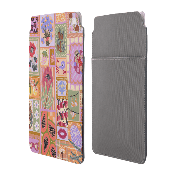 Summer Postcards Laptop & iPad Sleeve Laptop & Tablet Sleeve by Amy Gibbs - The Dairy