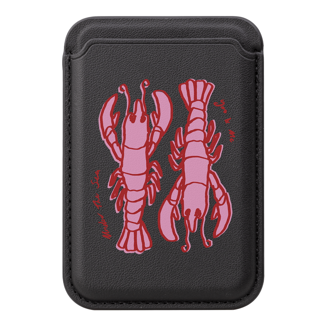 Lobster For Life MagSafe Wallet MagSafe Wallet Black by The Dairy - The Dairy