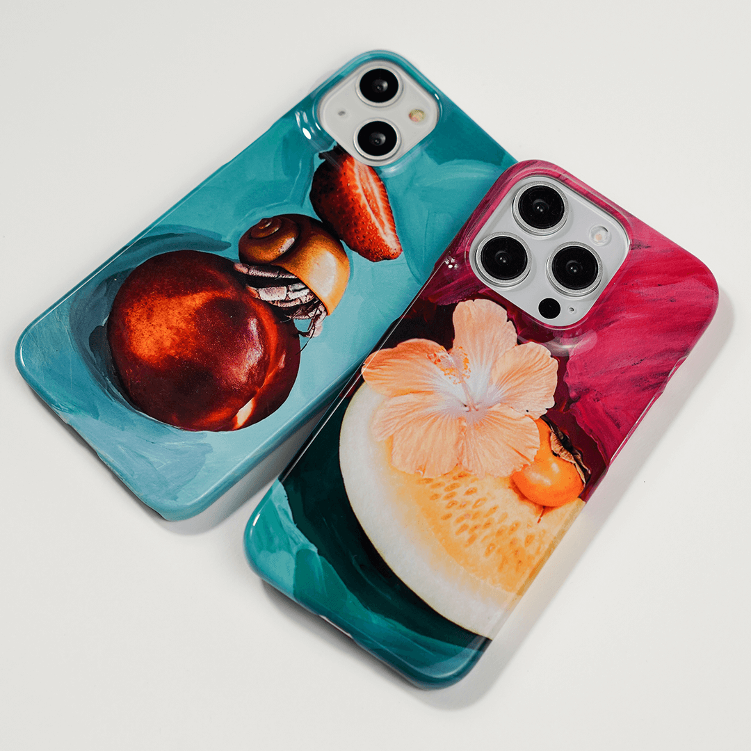 Hibiscus Melon Printed Phone Cases by Nicole Nelius - The Dairy