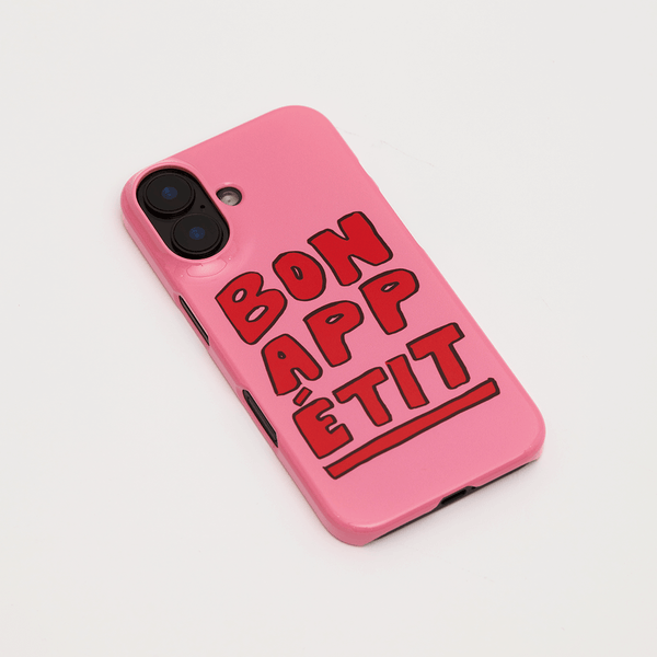 Bon Appetit Red Printed Phone Cases iPhone 16 / Armoured by The Dairy - The Dairy