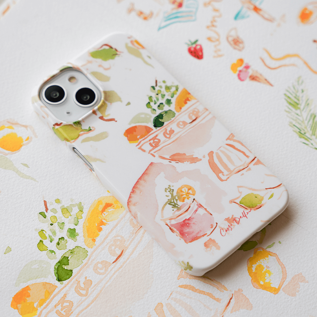 Sorrento Printed Phone Cases by Cass Deller - The Dairy