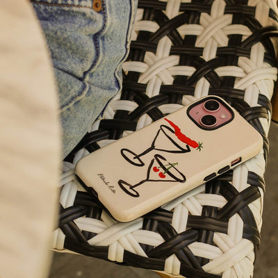 Chilli Cherry Printed Phone Cases by Phthalo Ruth - The Dairy
