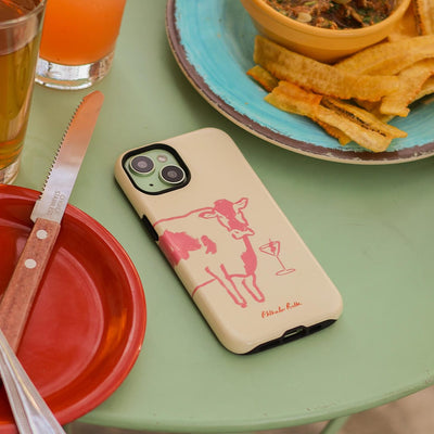 Mootini Pink Printed Phone Cases by Phthalo Ruth - The Dairy