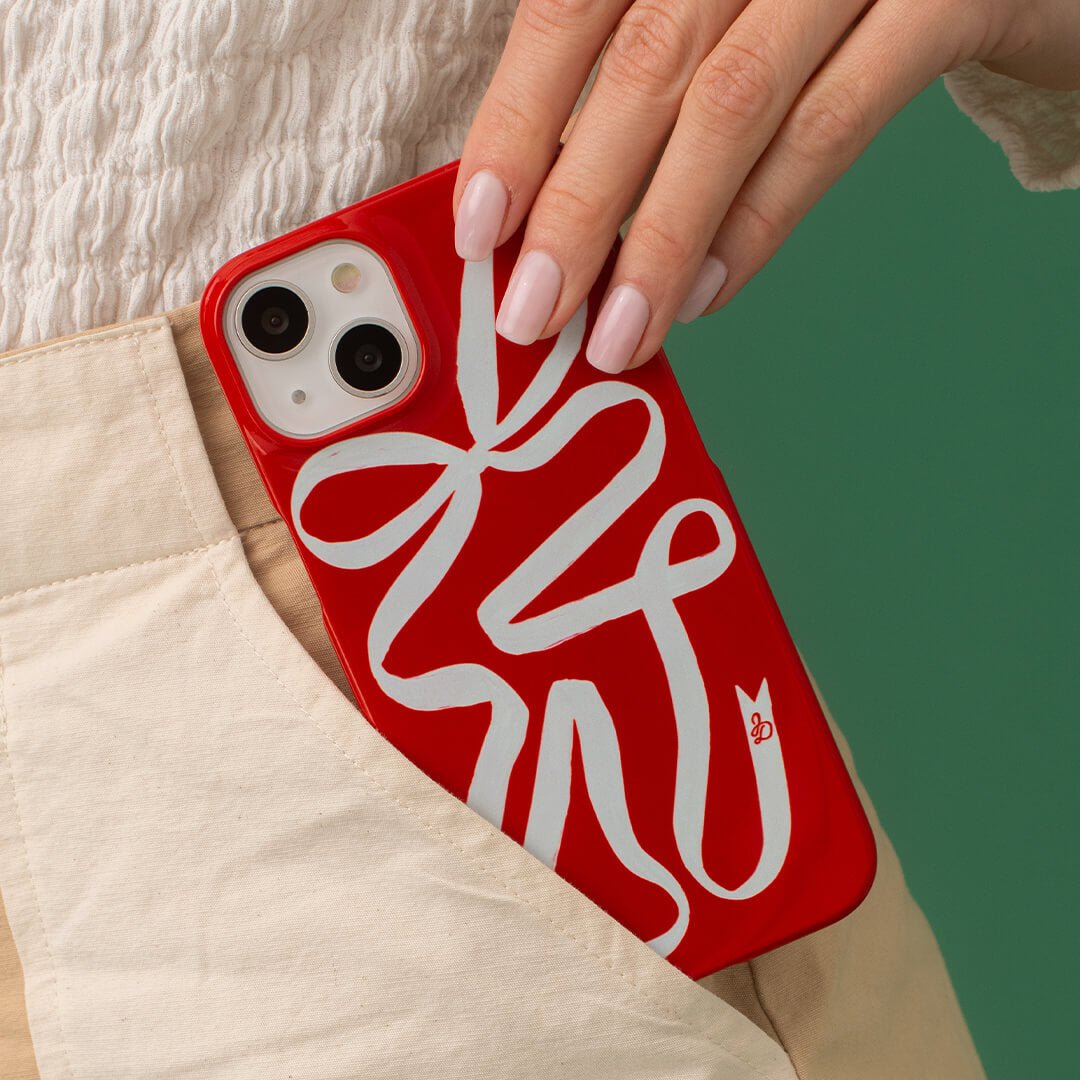 Cottage Ribbon Printed Phone Cases by Jasmine Dowling - The Dairy