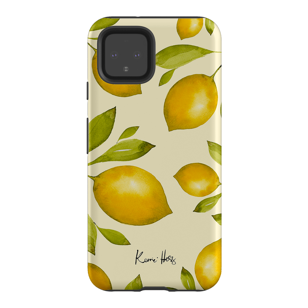 Summer Limone Printed Phone Cases Google Pixel 4 / Armoured by Kerrie Hess - The Dairy