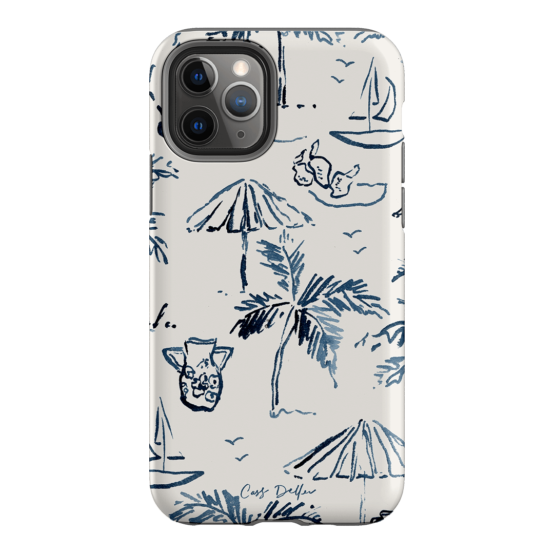 Balmy Blue Printed Phone Cases iPhone 11 Pro / Armoured by Cass Deller - The Dairy