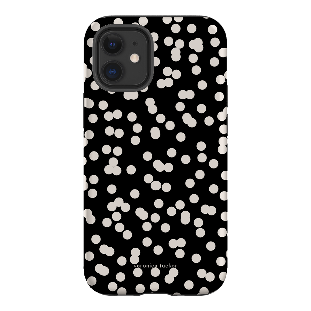 Mini Confetti Noir Printed Phone Cases iPhone 12 Mini / Armoured by Veronica Tucker - The Dairy