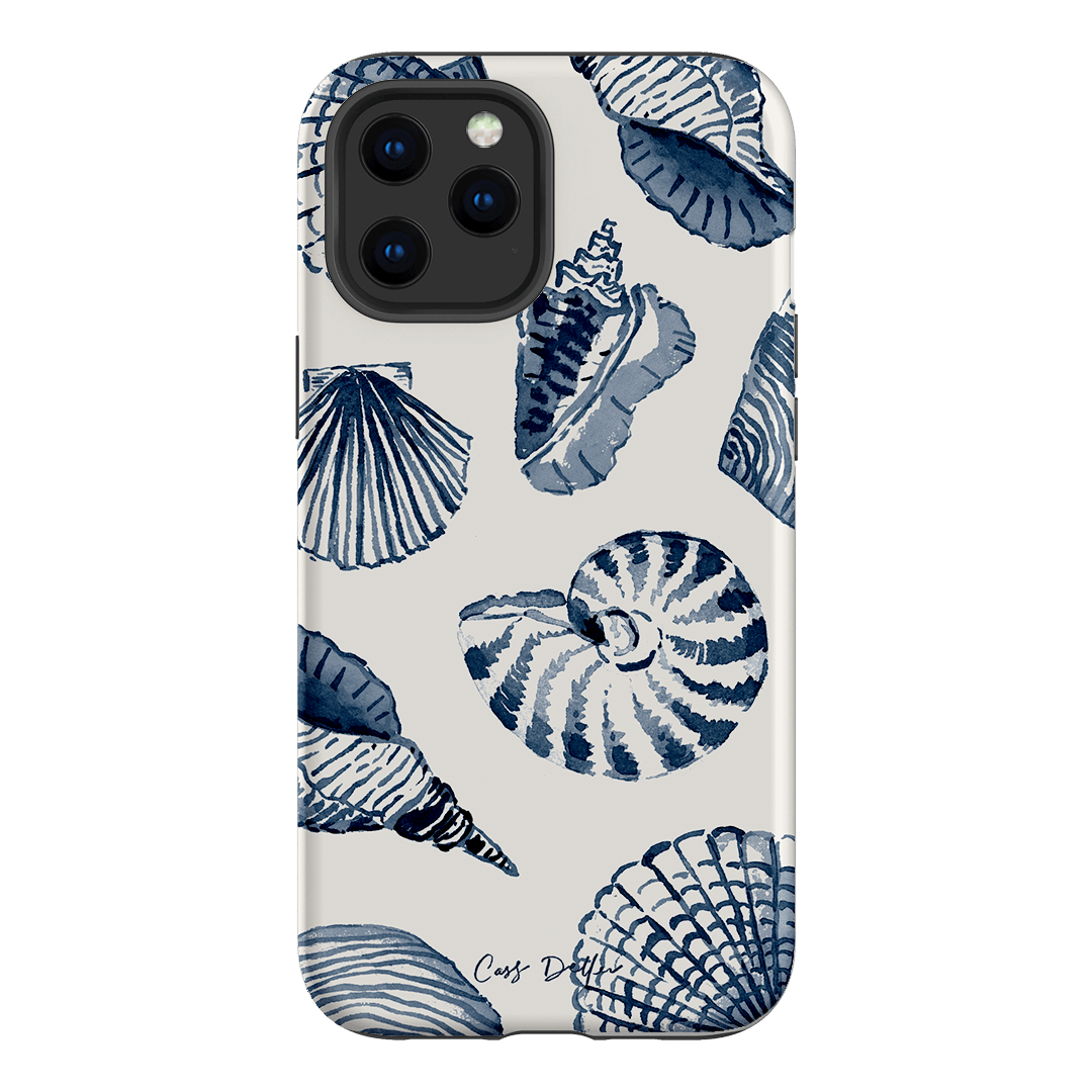 Blue Shells Printed Phone Cases iPhone 12 Pro / Armoured by Cass Deller - The Dairy