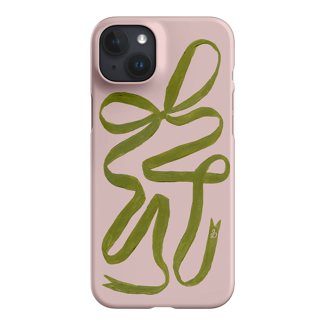 Garden Ribbon Printed Phone Cases iPhone 15 Plus / Snap by Jasmine Dowling - The Dairy