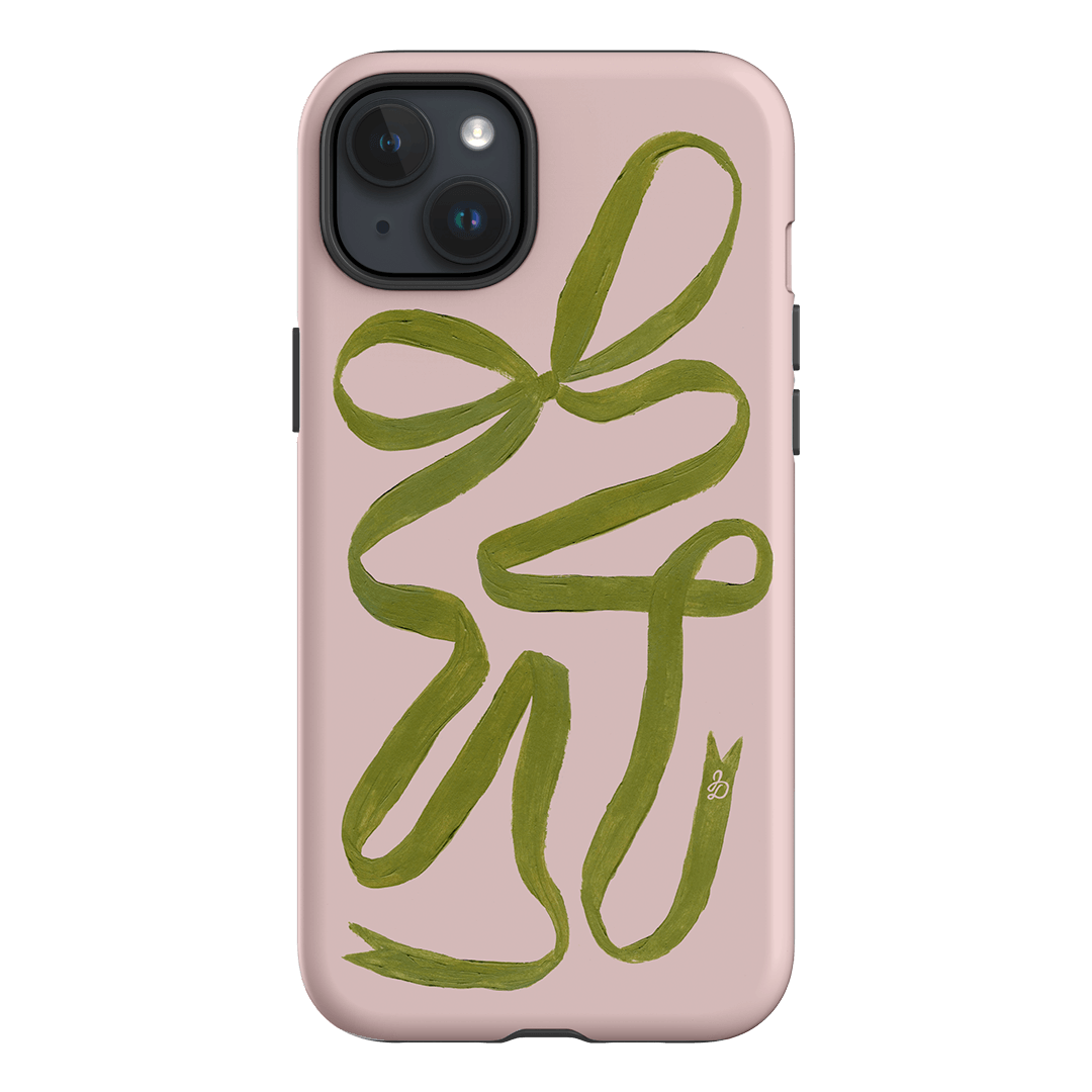 Garden Ribbon Printed Phone Cases iPhone 15 Plus / Armoured by Jasmine Dowling - The Dairy