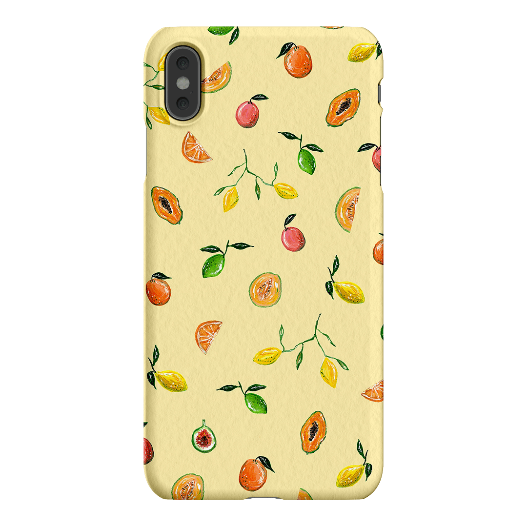 Golden Fruit Printed Phone Cases iPhone XS Max / Snap by BG. Studio - The Dairy