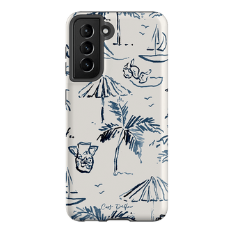 Balmy Blue Printed Phone Cases Samsung Galaxy S21 / Armoured by Cass Deller - The Dairy