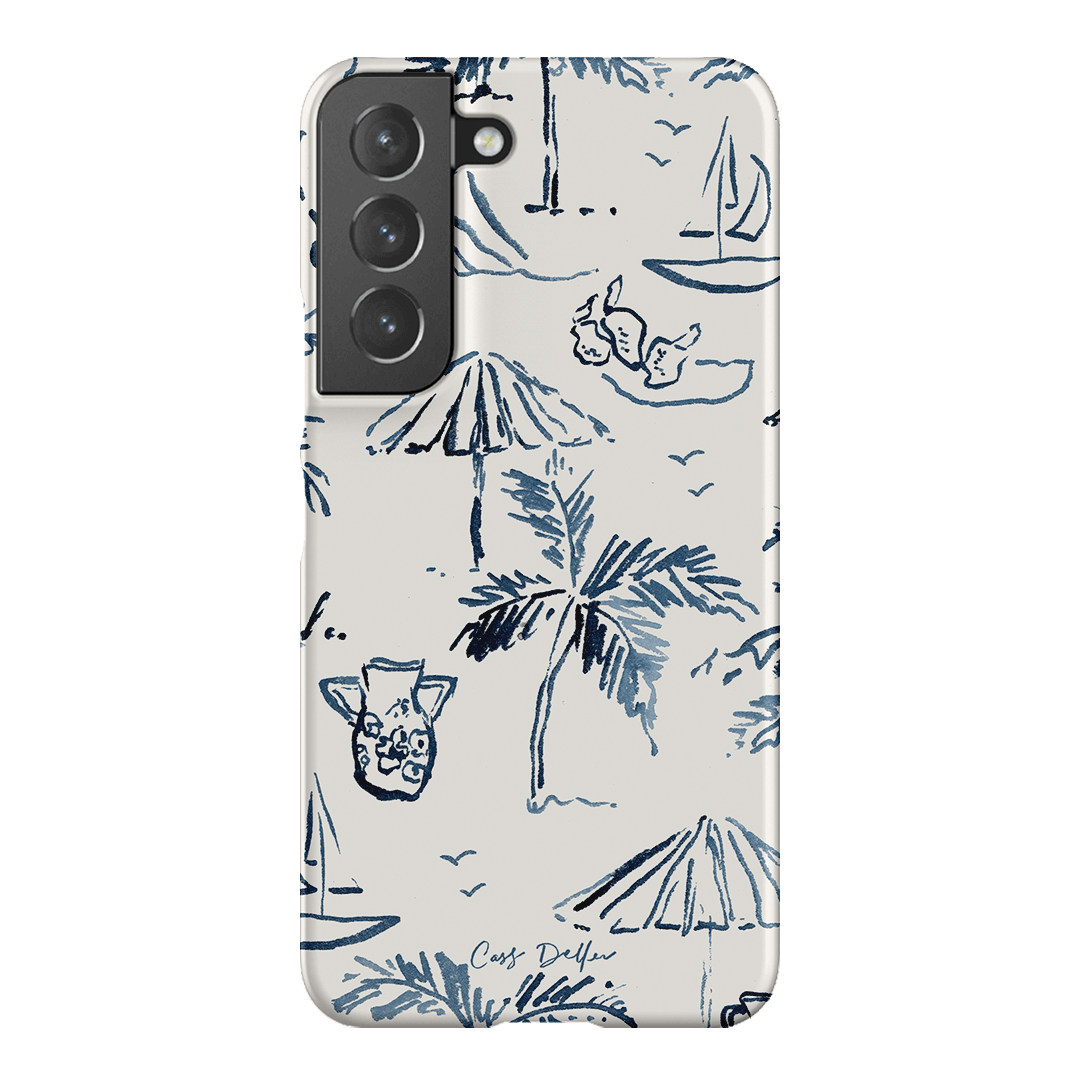 Balmy Blue Printed Phone Cases Samsung Galaxy S22 / Snap by Cass Deller - The Dairy