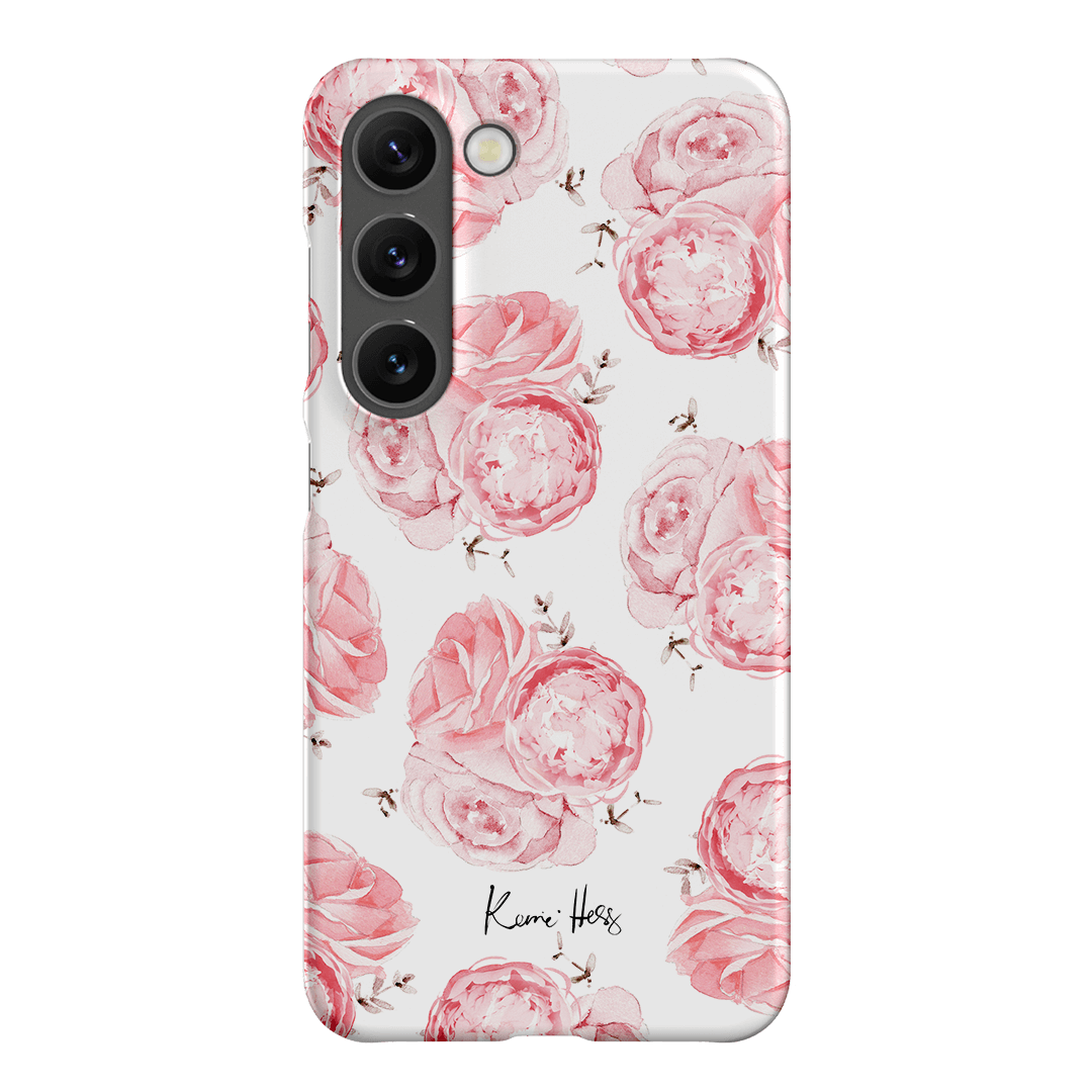 Peony Rose Printed Phone Cases Samsung Galaxy S23 / Snap by Kerrie Hess - The Dairy